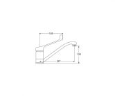 Accessability faucets ברז מטבח פיה ארוכה רותם שרטוט 900053 Accessability faucets ברז מטבח פיה ארוכה רותם שרטוט 900053