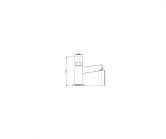 self closing faucets 309201 ברז מנתי לכיור ישר שרטוט